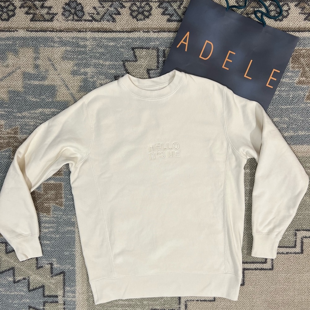 Adele Sweatshirt-Size XS- Official Tour Merchandise
